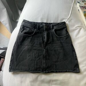 Urban outfitters black denim skirt